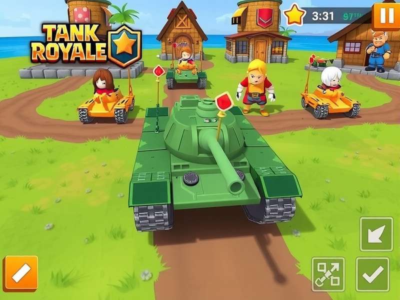 Tank Royale Blast Game Screenshot